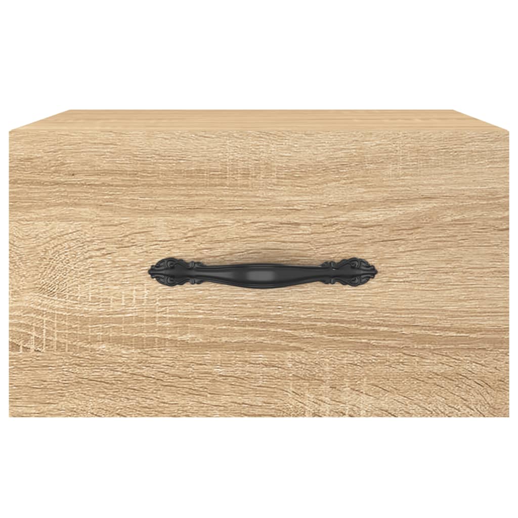 Wall-mounted Bedside Cabinets 2 pcs Sonoma Oak 35x35x20 cm