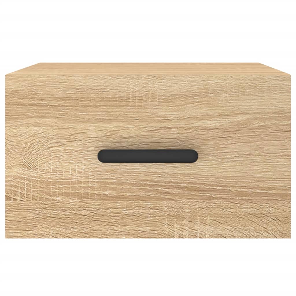 Wall-mounted Bedside Cabinets 2 pcs Sonoma Oak 35x35x20 cm
