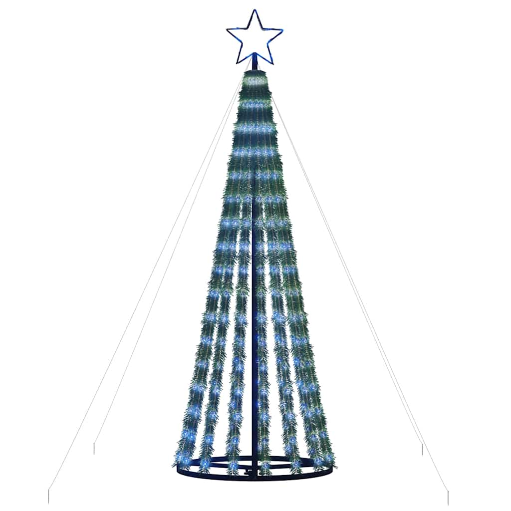 LED Christmas Tree 275 LEDs Blue 180 cm