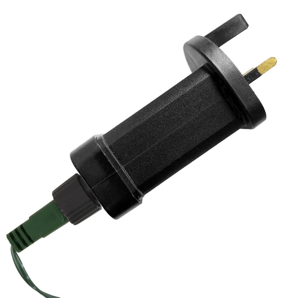 LED Christmas Tree on Flagpole 1534 LEDs Warm White 500 cm