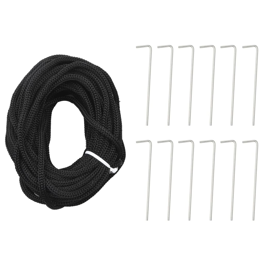 LED Christmas Tree on Flagpole 1534 LEDs Warm White 500 cm