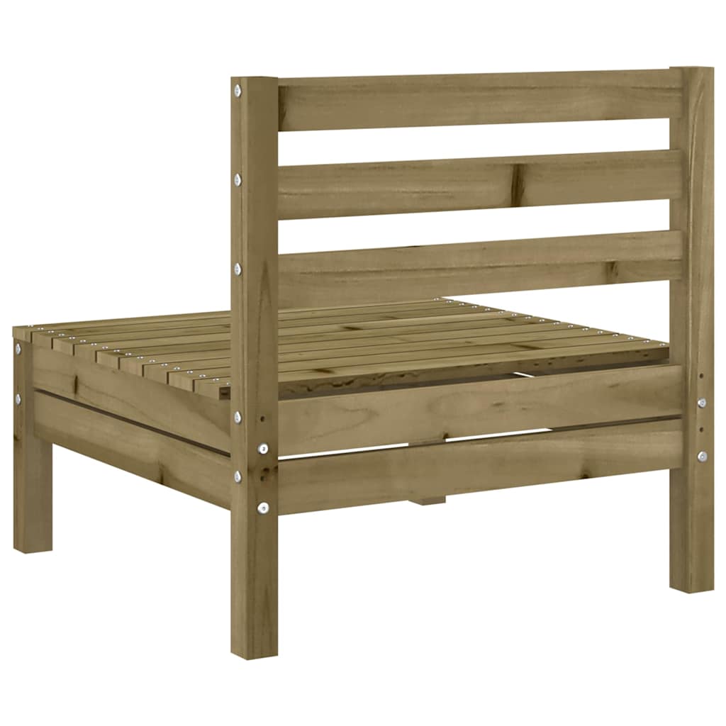 Garden Sofas Armless 2 pcs Impregnated Wood Pine