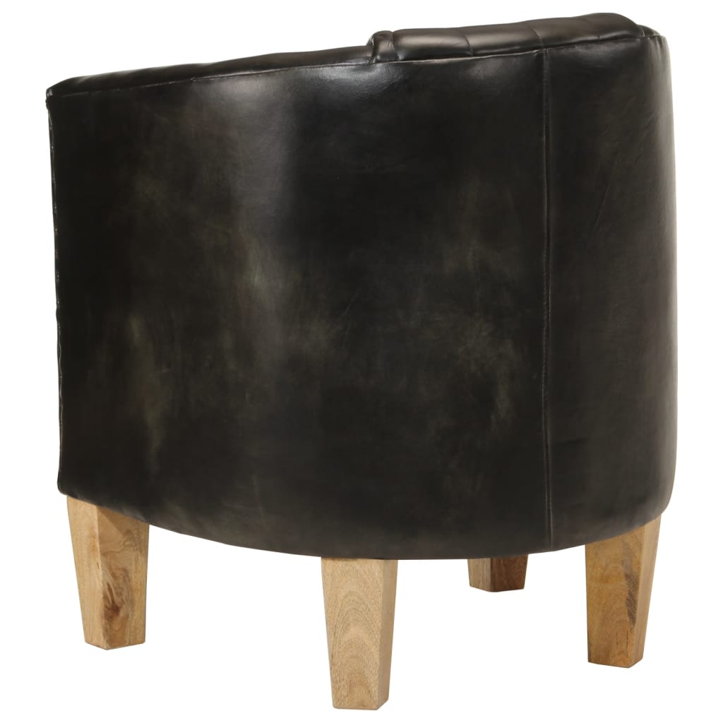 Tub Chair Real Leather