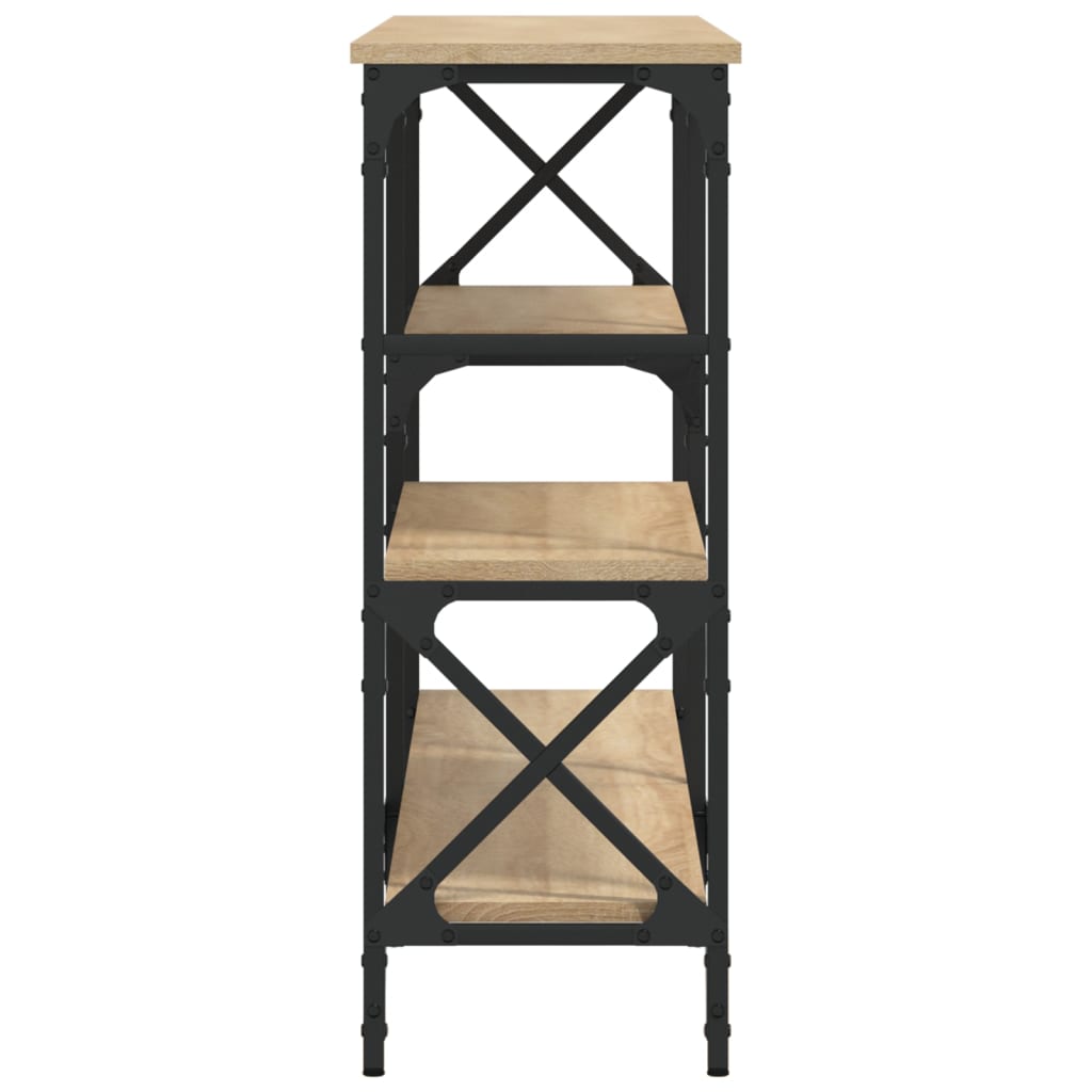 Console Table Sonoma Oak 150x29x76.5 cm Engineered Wood