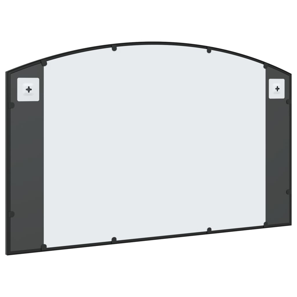 Wall Mirror Black Arch Iron