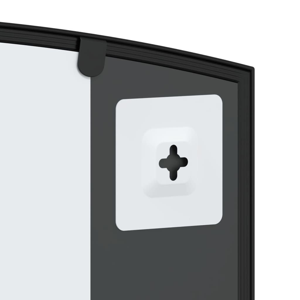 Wall Mirror Black Arch Iron