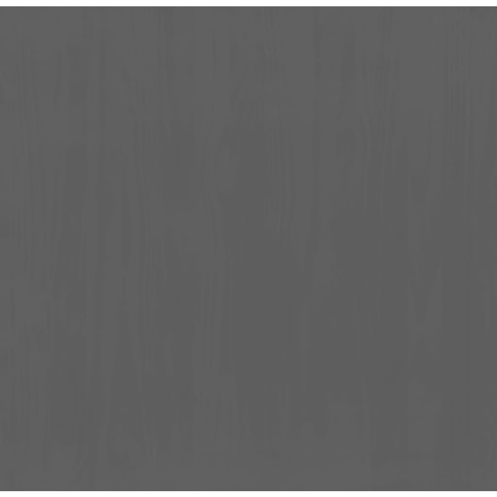 Lamp Table FLORO Grey 55x55x54 cm Solid Wood Pine