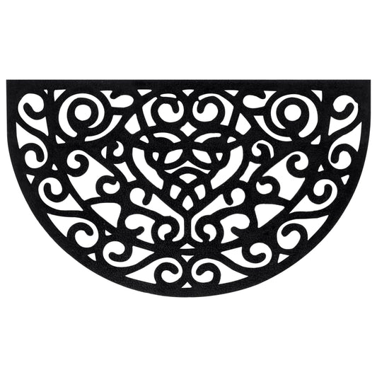 Door Mat Half Round 45X75 Cm Rubber