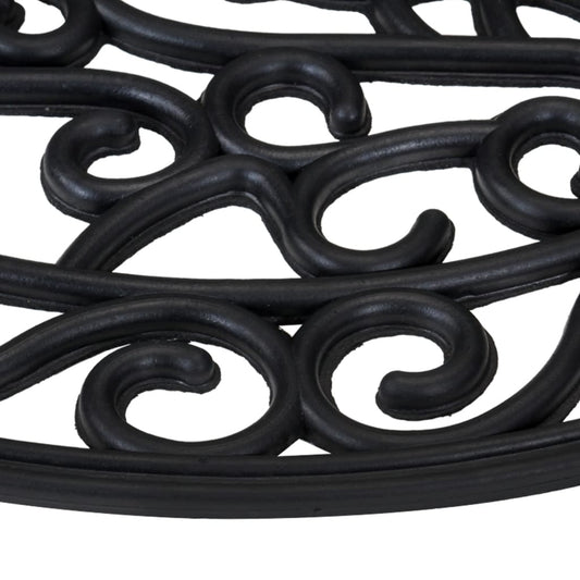 Door Mat Half Round 45X75 Cm Rubber