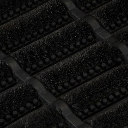 Door Mat Rectangular 45X75 Cm Rubber And Coir