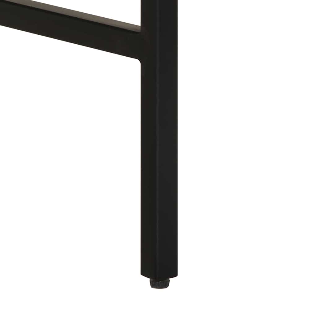 Writing Desk with Shelf Brown 100 x 50 x 75 cm Solid mango wood