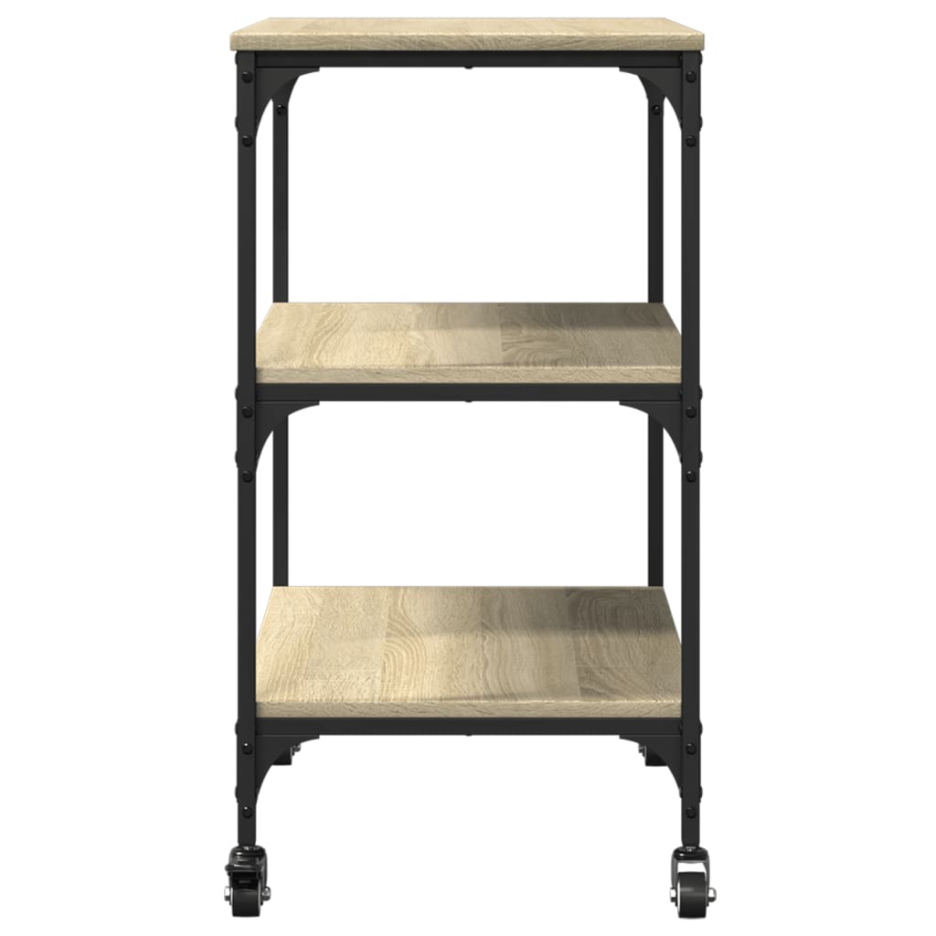 Kitchen Trolley Sonoma Oak 60x41x76 cm Engineered Wood
