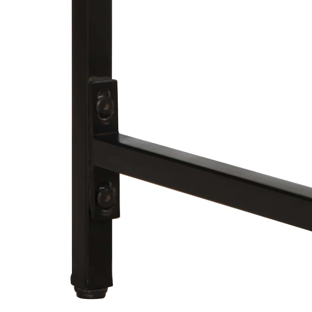 Dining Table 140x70x75 cm Solid Wood Rough Mango