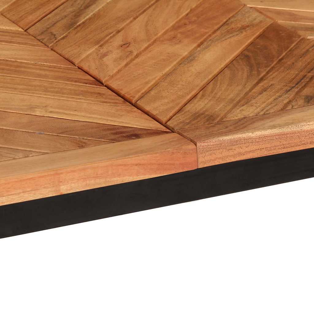 Dining Table 140x70x75 cm Solid Wood Acacia