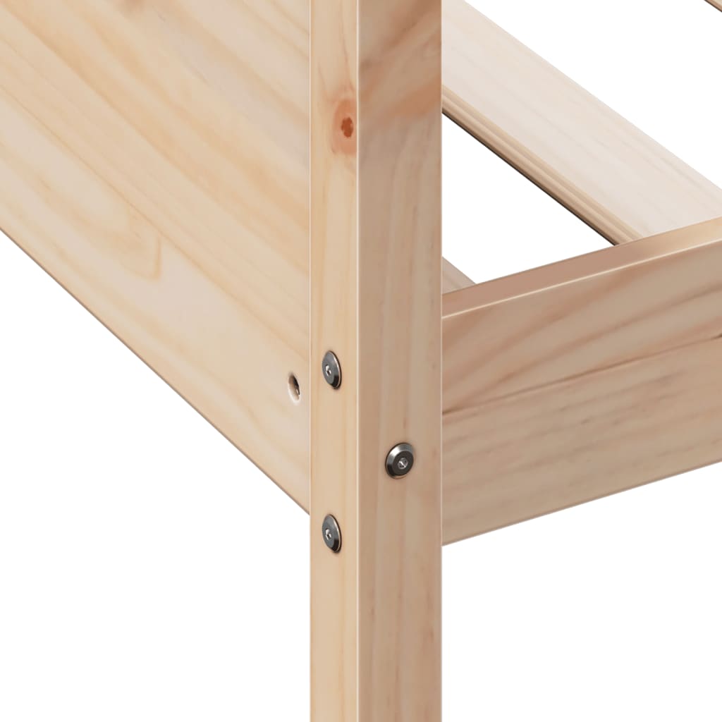 Day Bed without Mattress 90x200 cm Solid Wood Pine