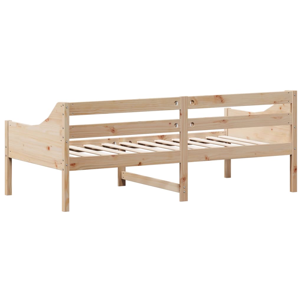 Day Bed without Mattress 90x190 cm Single Solid Wood Pine