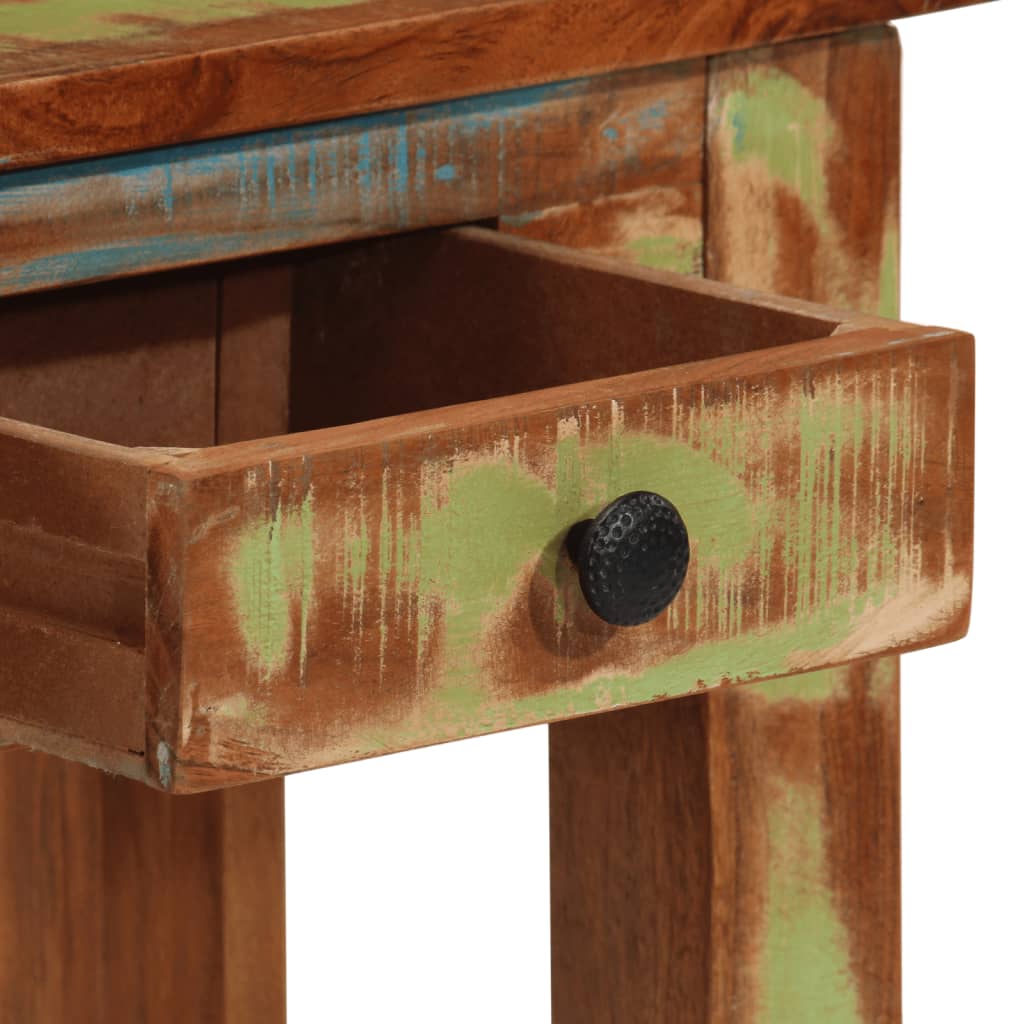 Console Table 110x30x76 cm Solid Wood Reclaimed