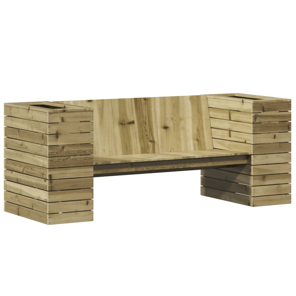 Planter Bench 167.5x60x65 cm Impregnated Wood Pine