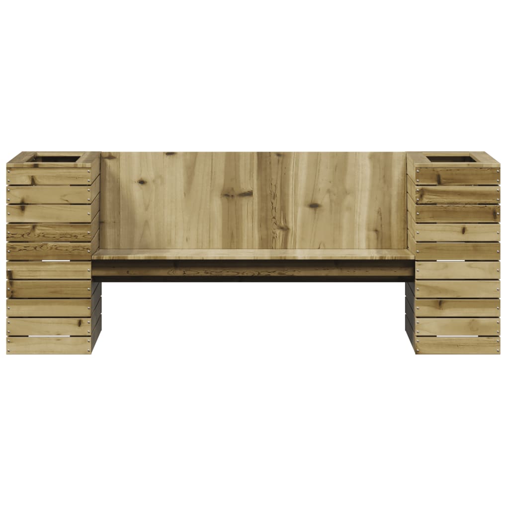 Planter Bench 167.5x60x65 cm Impregnated Wood Pine