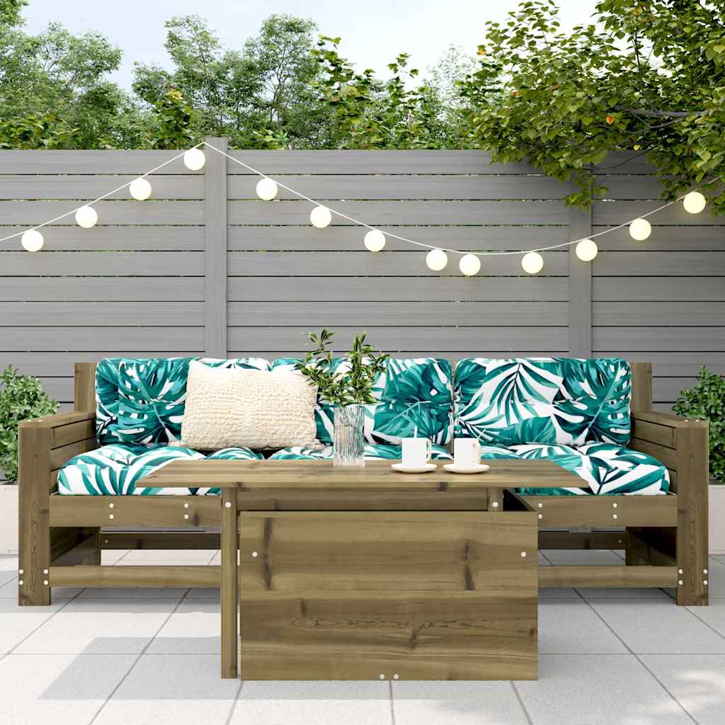 Garden Table 100x50x75 cm Impregnated Wood Pine