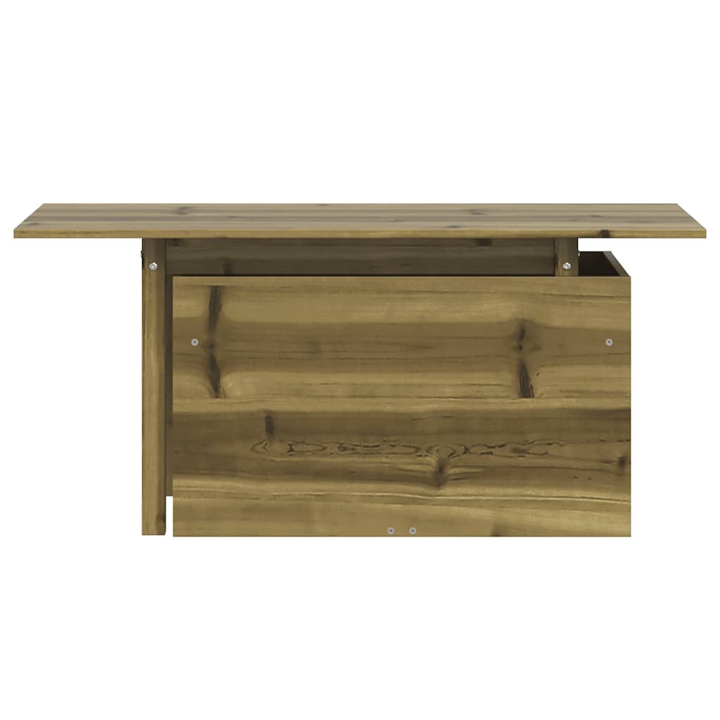 Garden Table 100x50x75 cm Impregnated Wood Pine