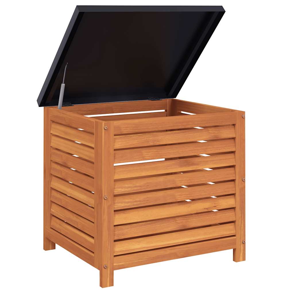 Garden Storage Box 60x50x55 cm Solid Wood Eucalyptus