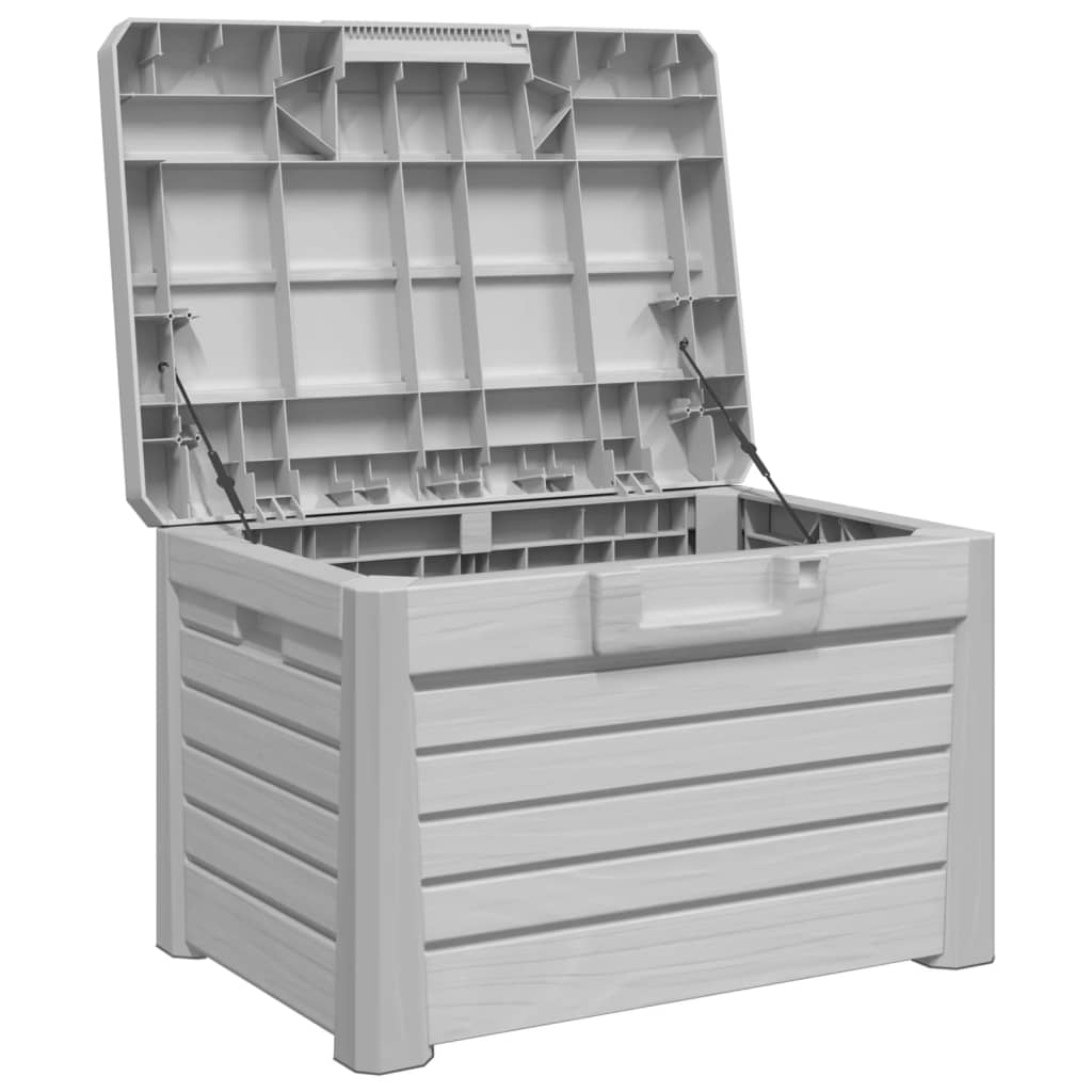 Outdoor Cushion Box Grey 73x50.5x46.5 cm Polypropylene