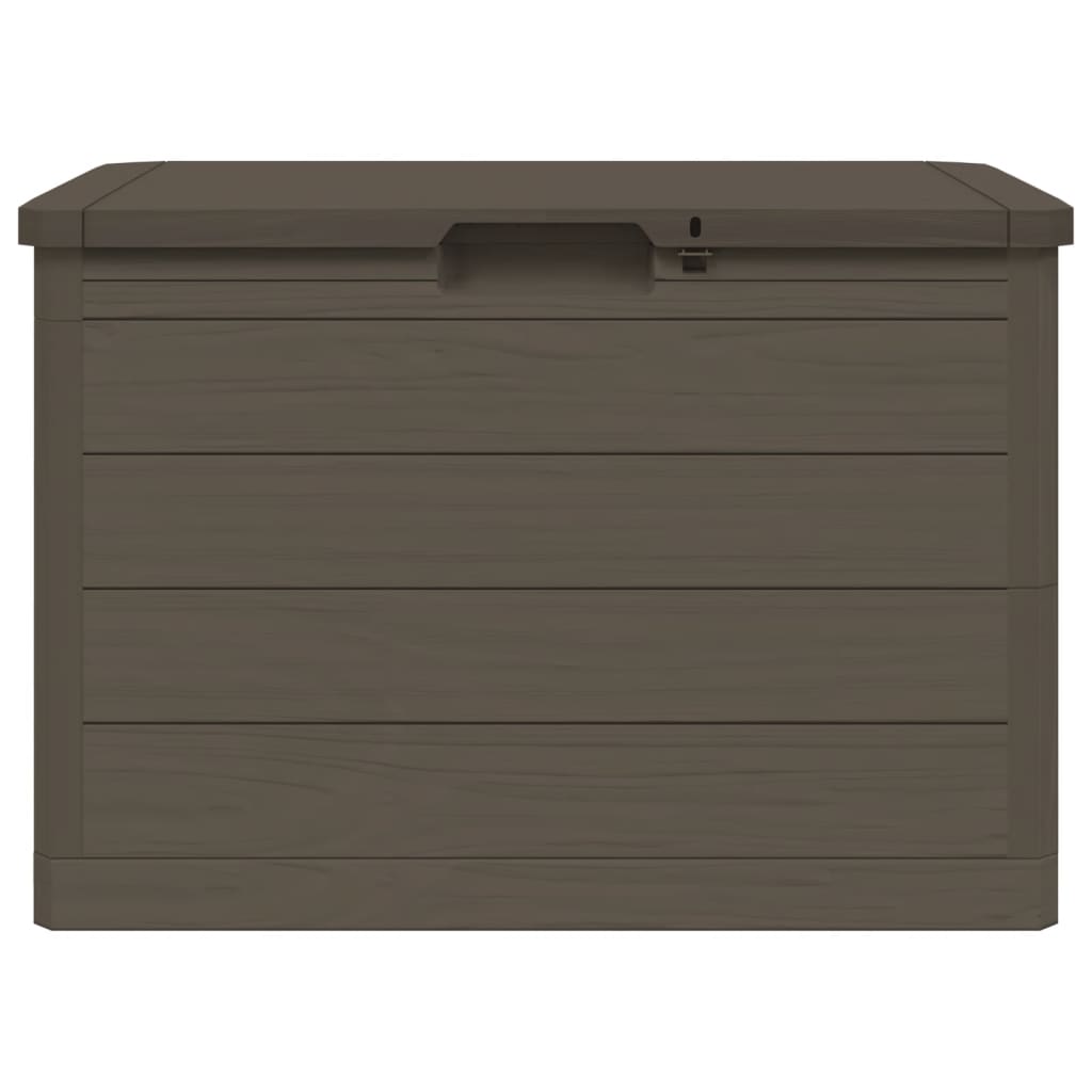 Outdoor Cushion Box Brown 77.5x44.5x53 cm Polypropylene