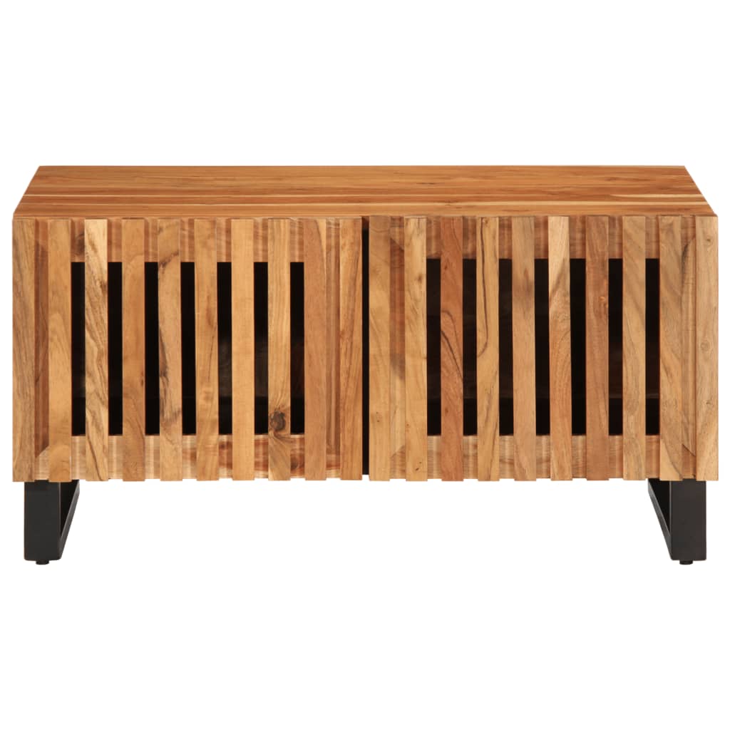 Coffee Table 80x51x40 cm Solid Wood Acacia