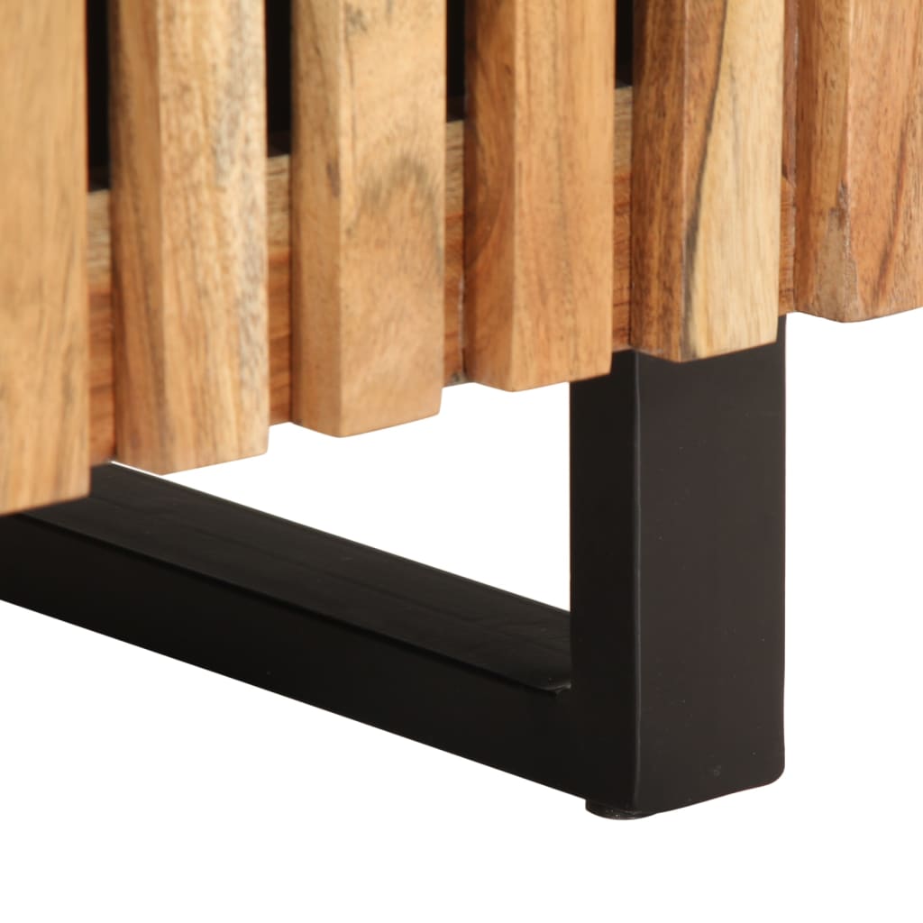 Coffee Table 80x51x40 cm Solid Wood Acacia