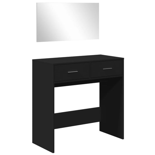 Dressing Table With Mirror 80X39X80 Cm