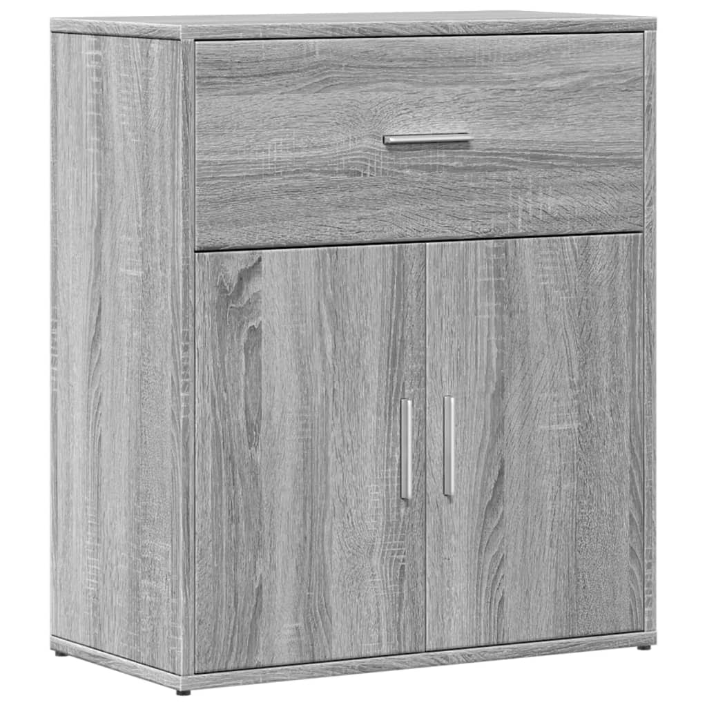 Sideboards 2 pcs Grey Sonoma 60x31x70 cm Engineered Wood