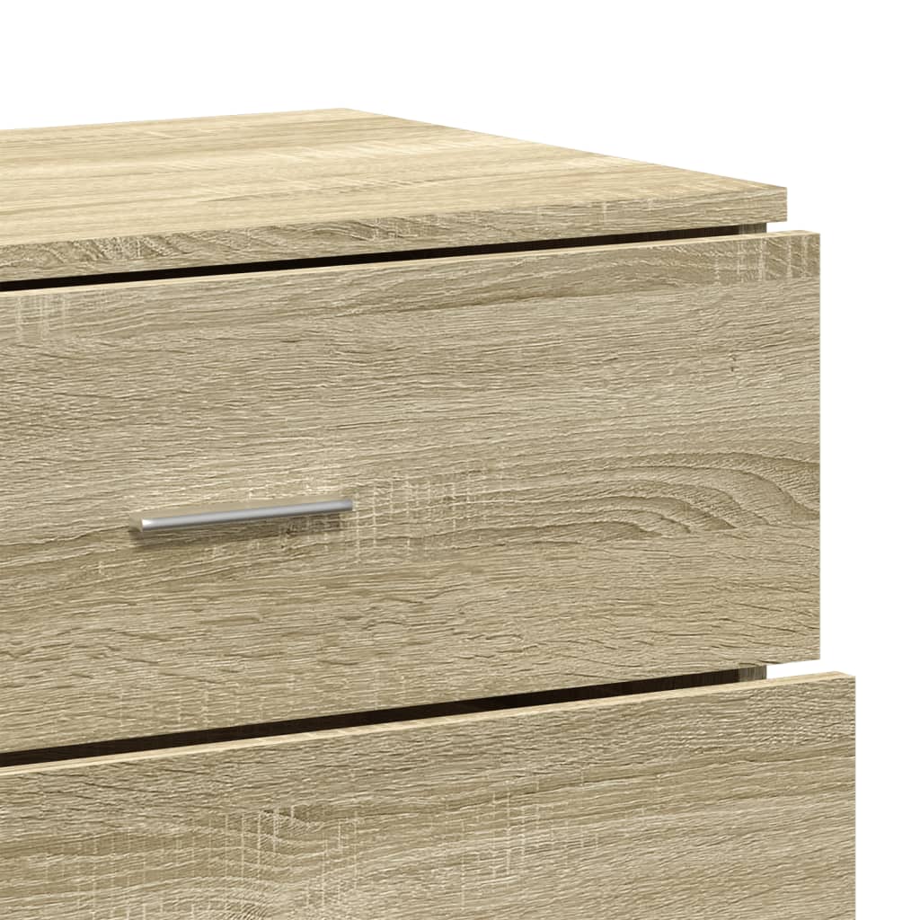 Sideboards 3 pcs Sonoma Oak Engineered Wood