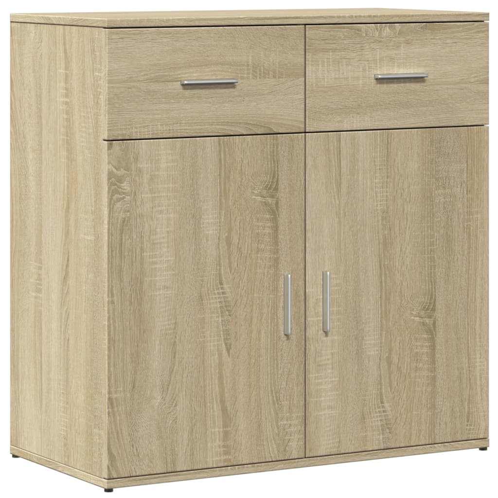Sideboards 2 pcs Sonoma Oak 79x38x80 cm Engineered Wood