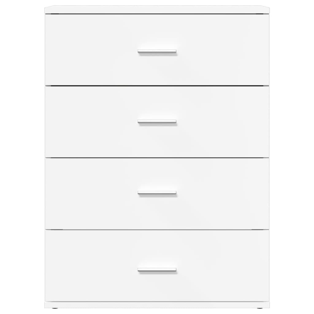 Sideboards 2 pcs White 60x39x80 cm Engineered Wood