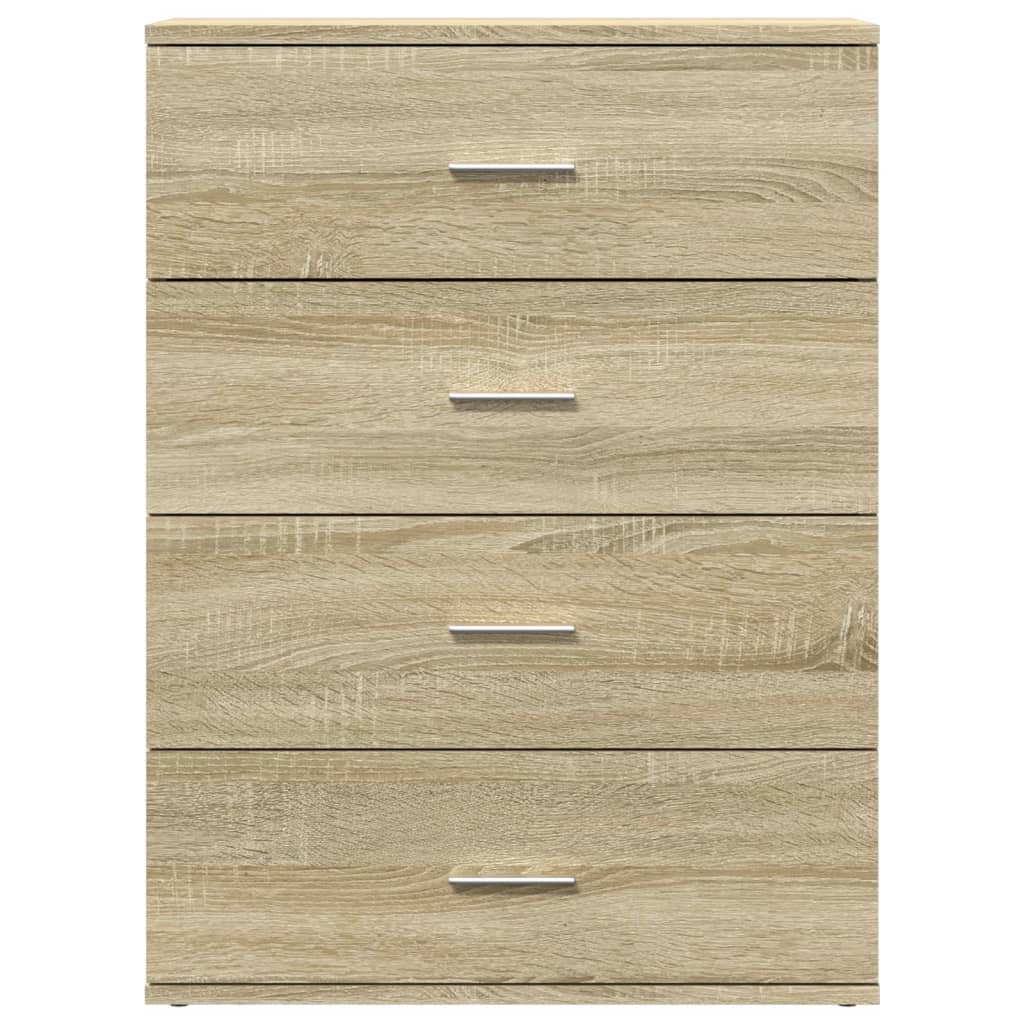 Sideboards 2 pcs Sonoma Oak 60x39x80 cm Engineered Wood