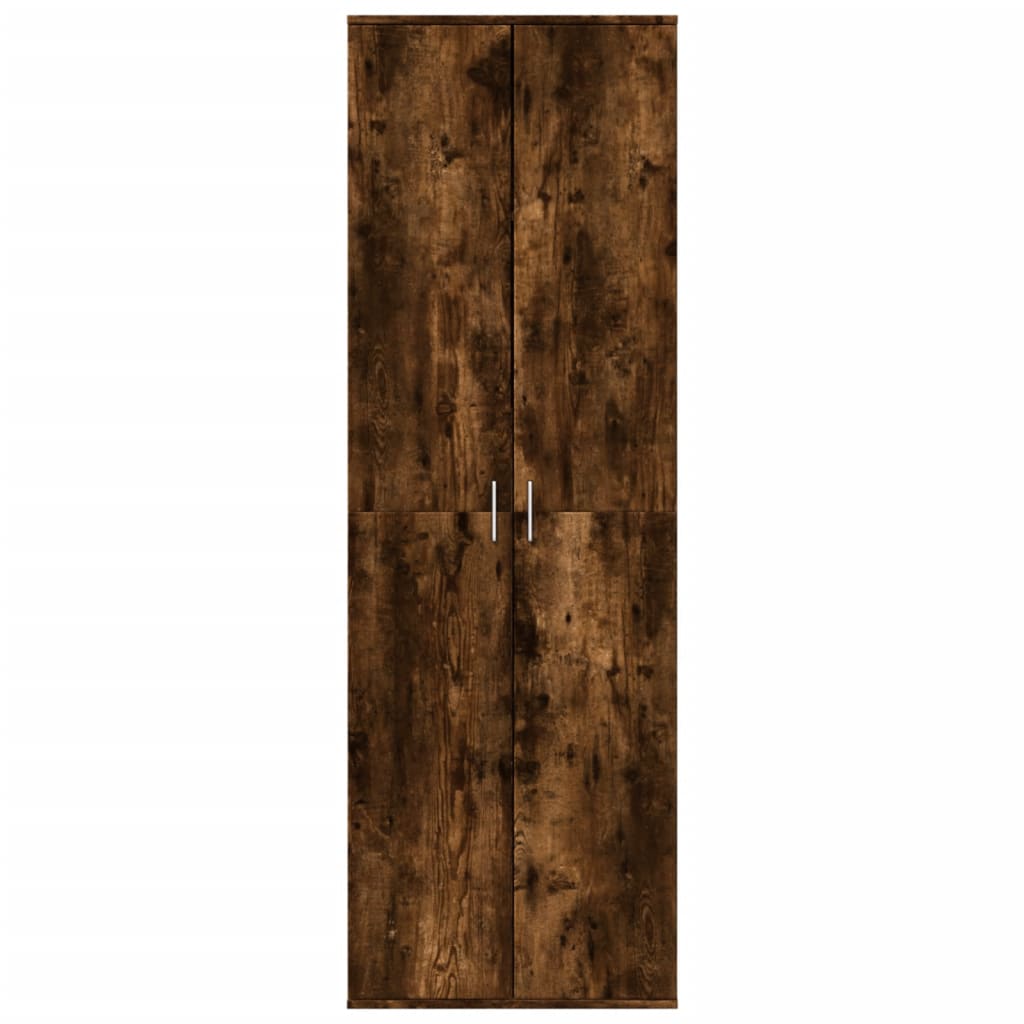 Highboard Smoked Oak 60x35x180 cm Engineered Wood