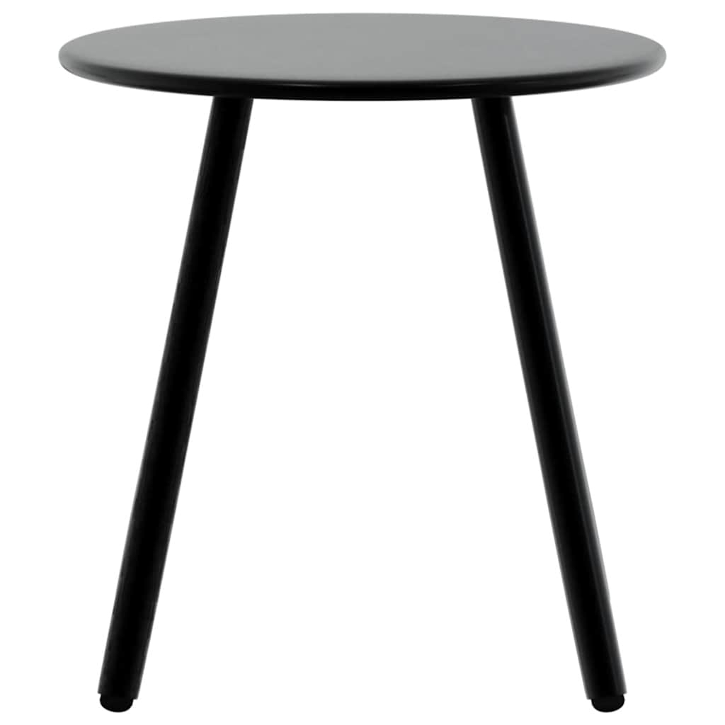 Garden Chair Set 3 pcs Black and Light Grey Poly Rattan