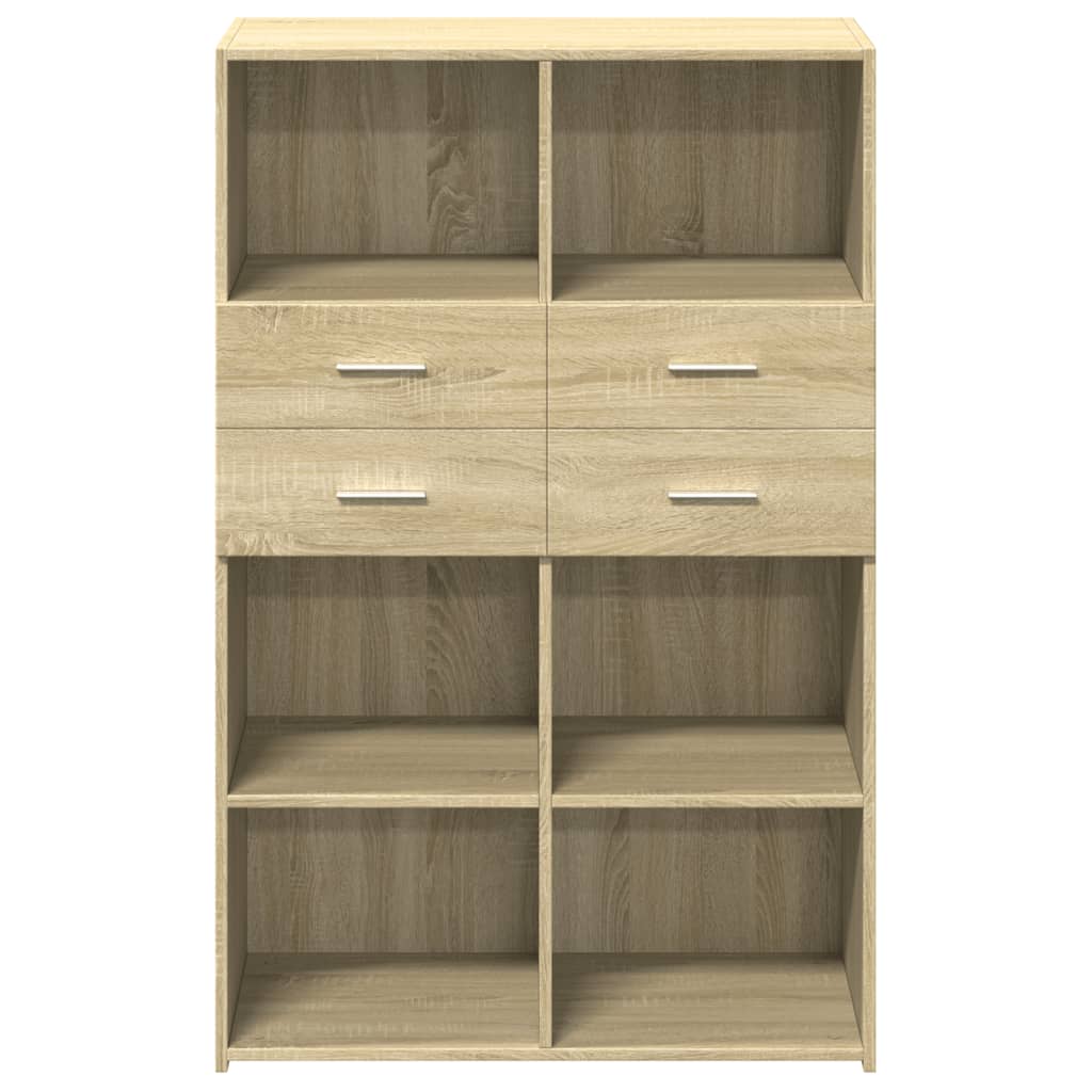 Highboard Sonoma Oak 80x42.5x124 cm Engineered Wood