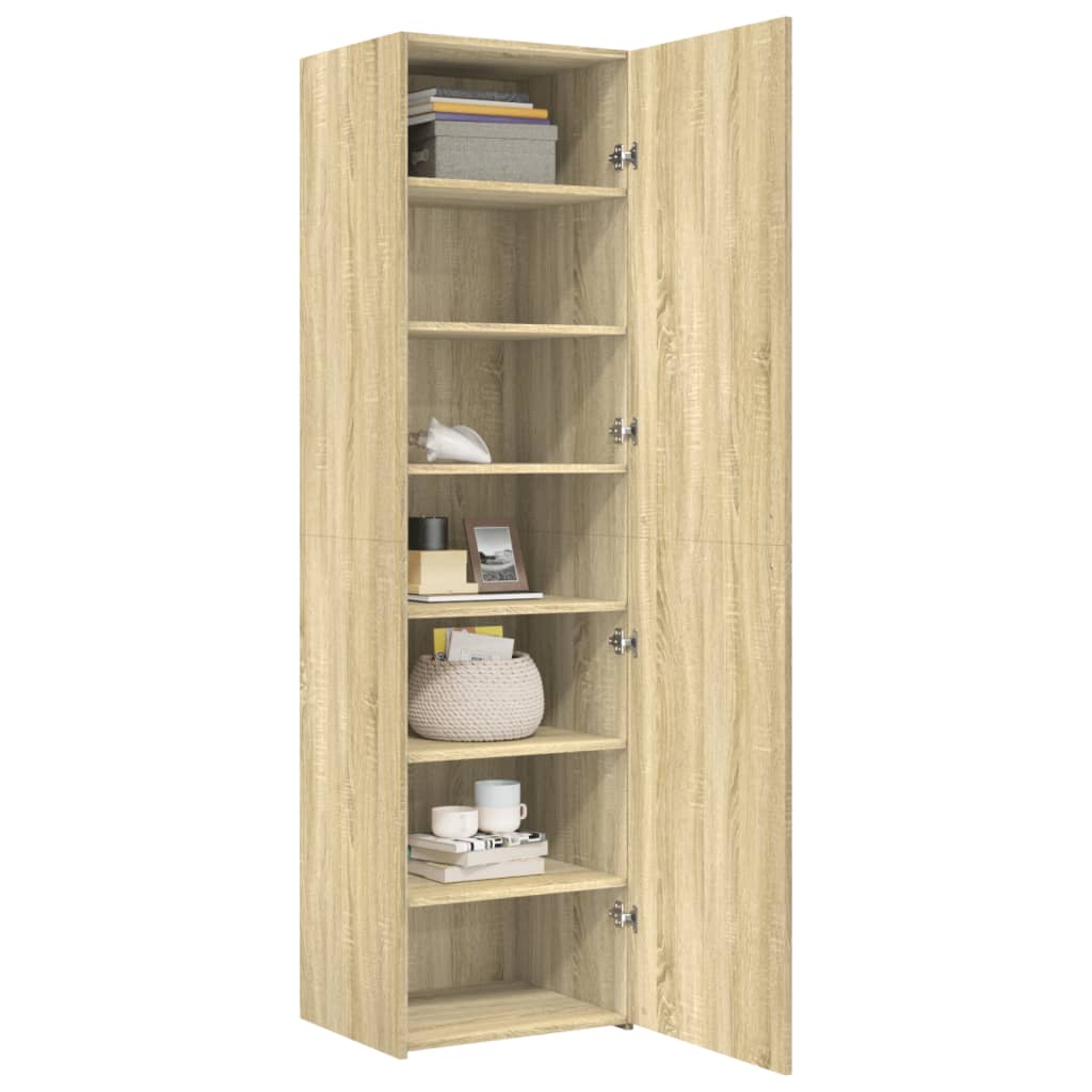 Highboard Sonoma Oak 50x42.5x185 cm Engineered Wood