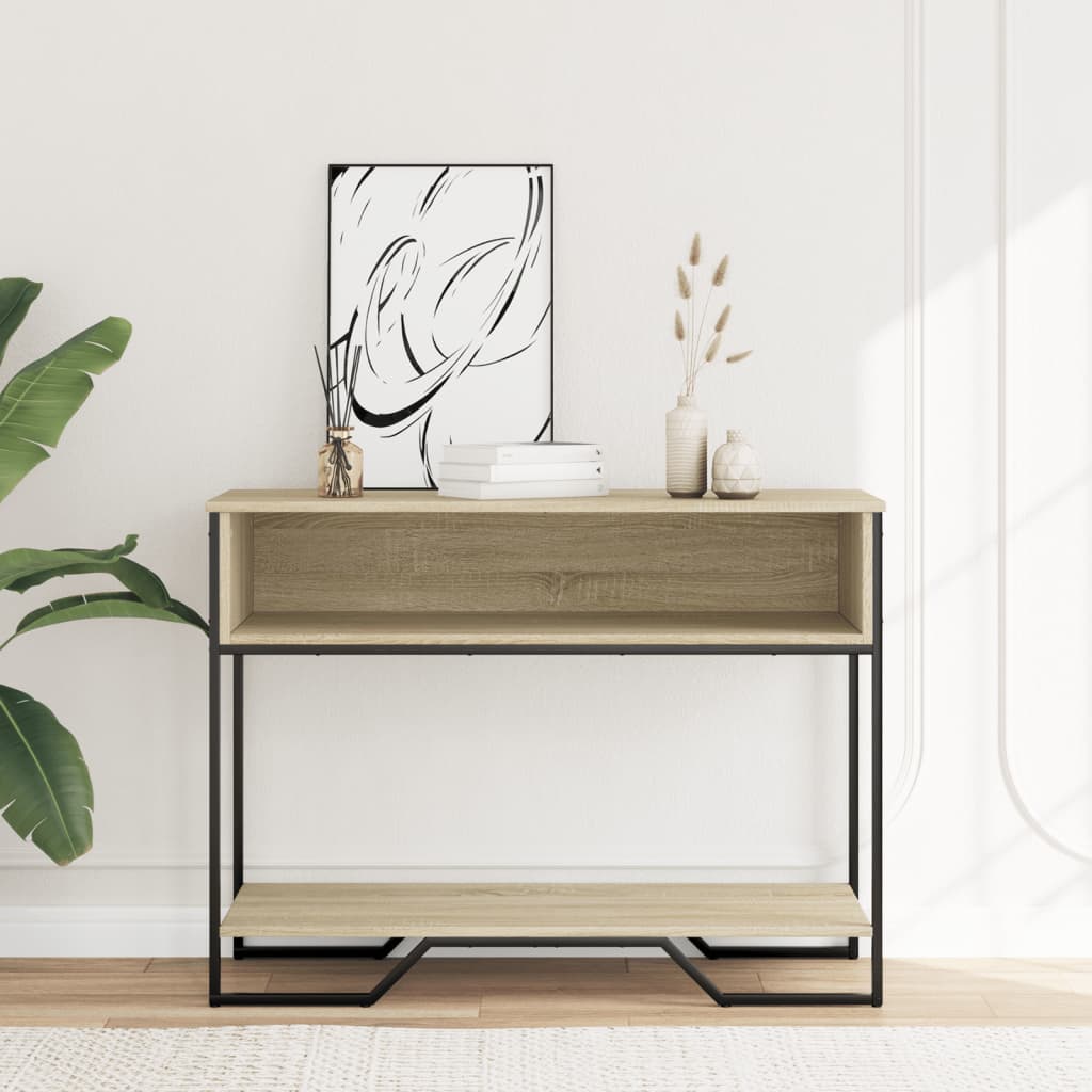 Console Table Sonoma Oak 100x35x74.5 cm Engineered Wood