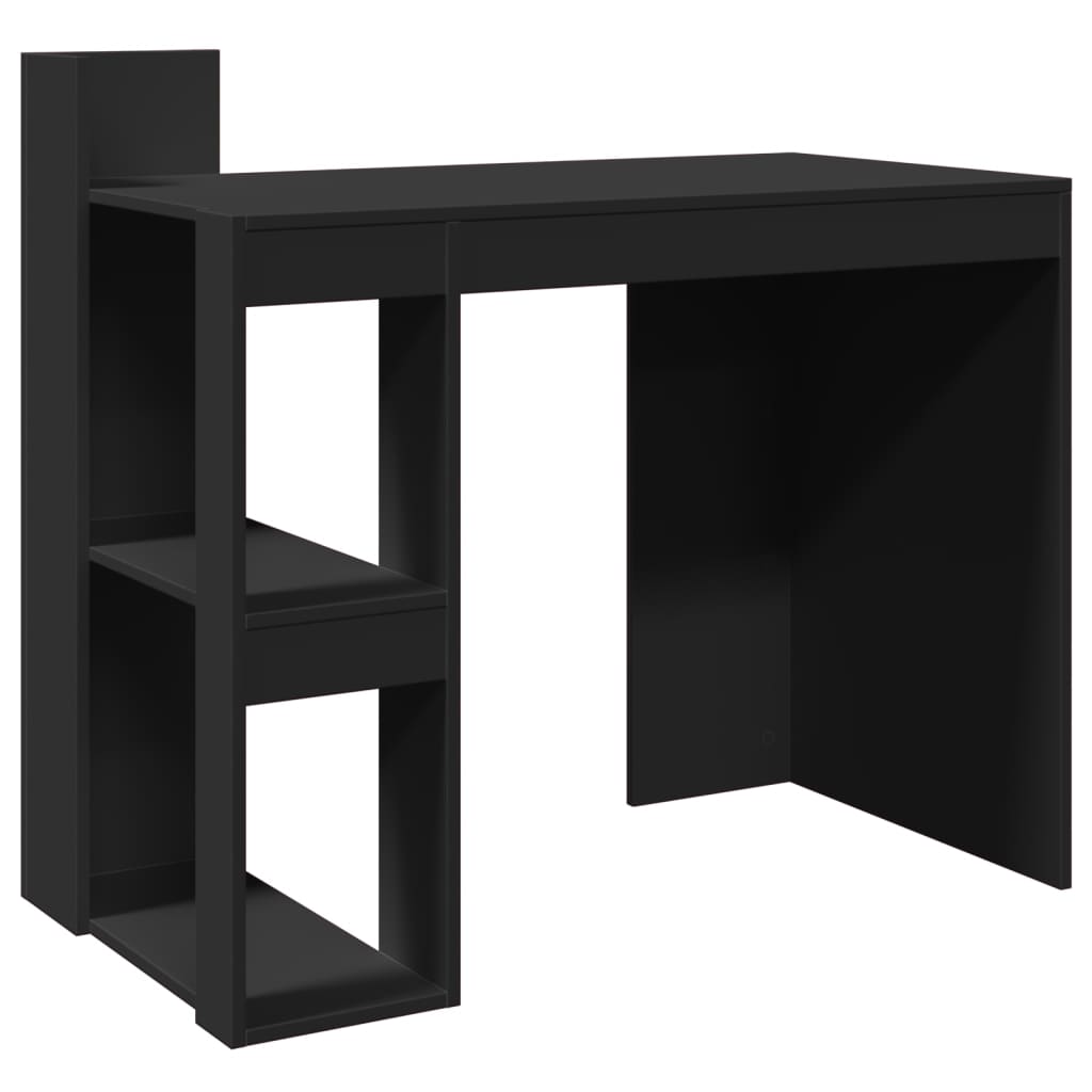Office Desk Black 103.5x56.5x94 cm Engineered Wood