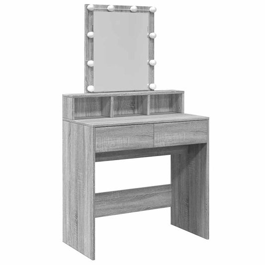Dressing Table With Led 80X41X144.5 Cm
