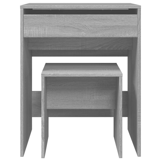 Dressing Table And Stool 60X40X113.5 Cm