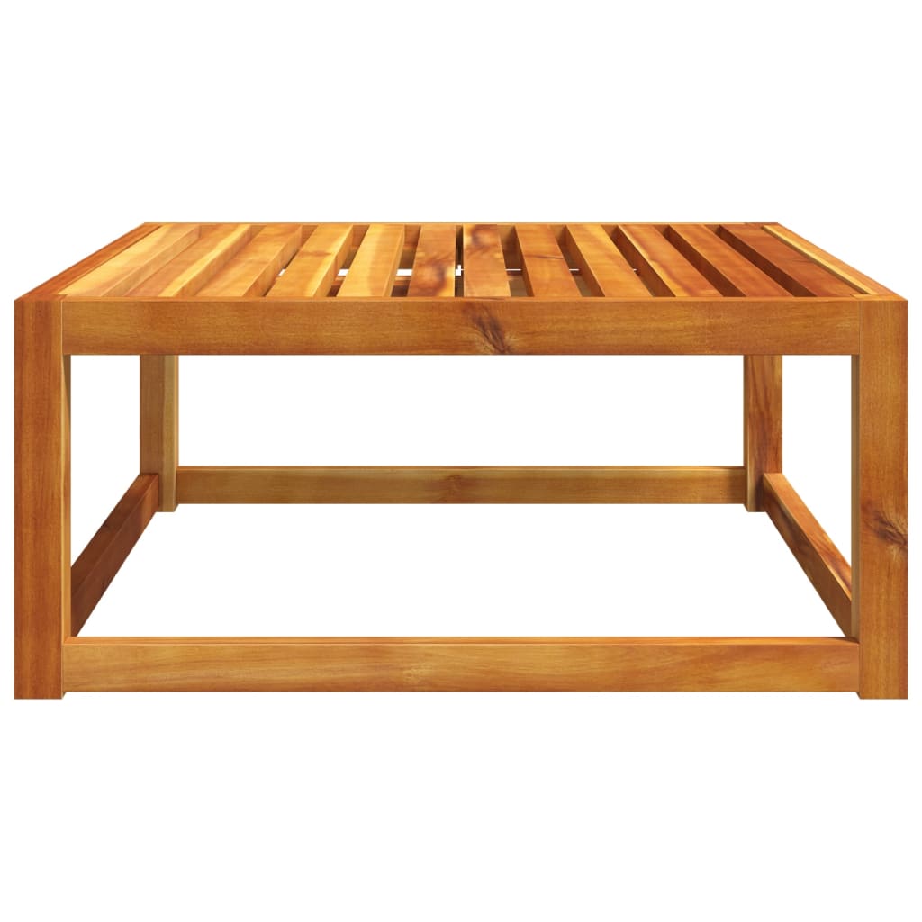 Garden Table 65x65x29 cm Solid Wood Acacia