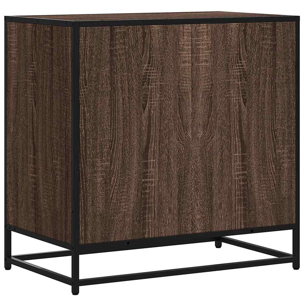 Drawer Cabinet Brown Oak 70x41x70 cm Engineered Wood