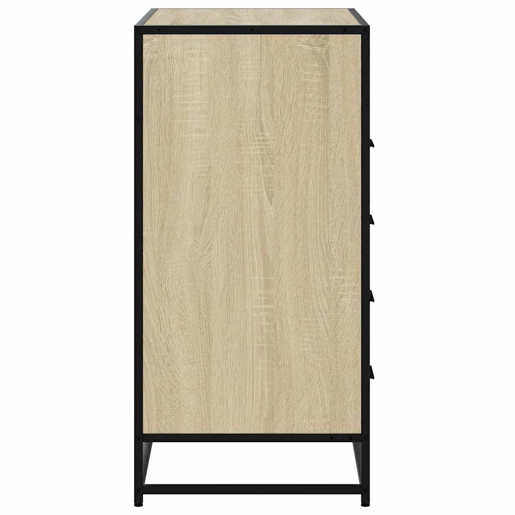 Drawer Cabinet Sonoma Oak 70x41x83.5 cm Engineered Wood