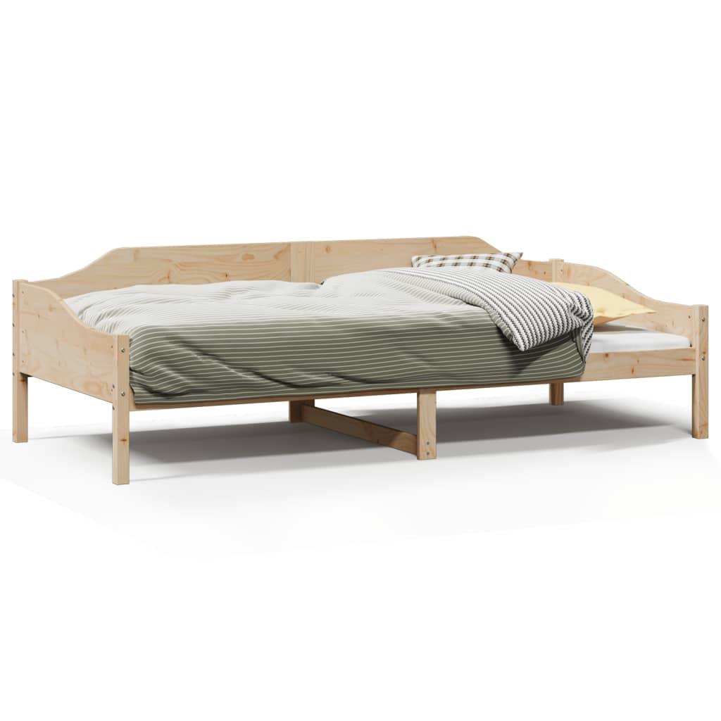 Bed Frame without Mattress 80x200 cm Solid Wood Pine