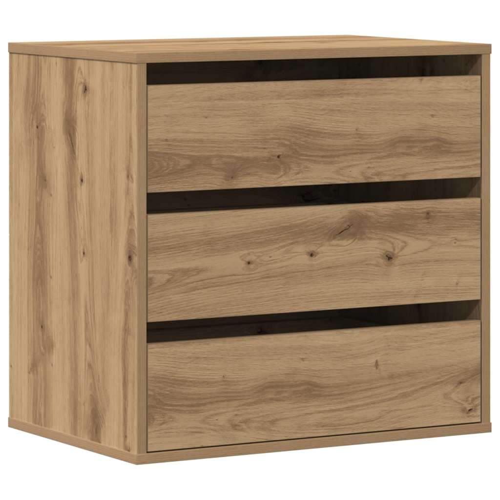 Corner Chest of Drawers Artisian Oak 60x41x58 cm Engineered Wood
