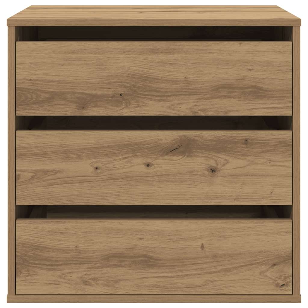Corner Chest of Drawers Artisian Oak 60x41x58 cm Engineered Wood